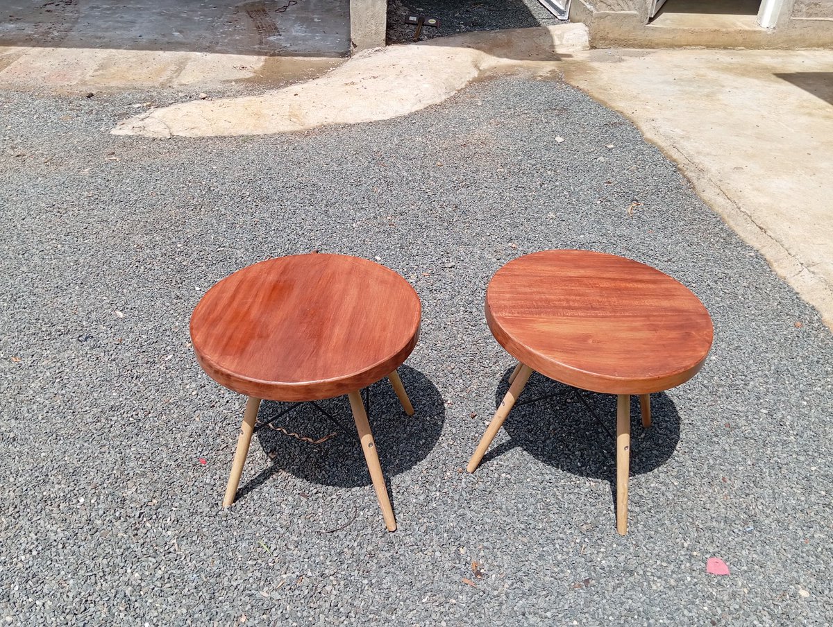 Something straight out of our workshop. Broken chairs repurpose into coffee stools... #handyman #furnituredesign