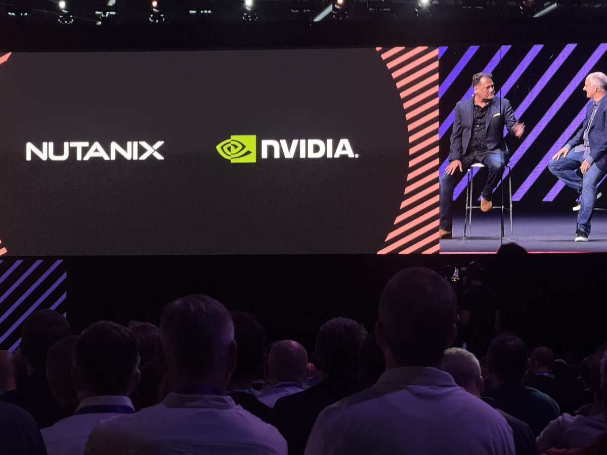 _POPPELGAARD's tweet photo. Great to see @j_boitano on stage with @TarkanManer at https://t.co/2Jcc9T5Txa #Nutanix #Nvidia 

#AI #NvidiaNeMo https://t.co/OSLGq49OeW