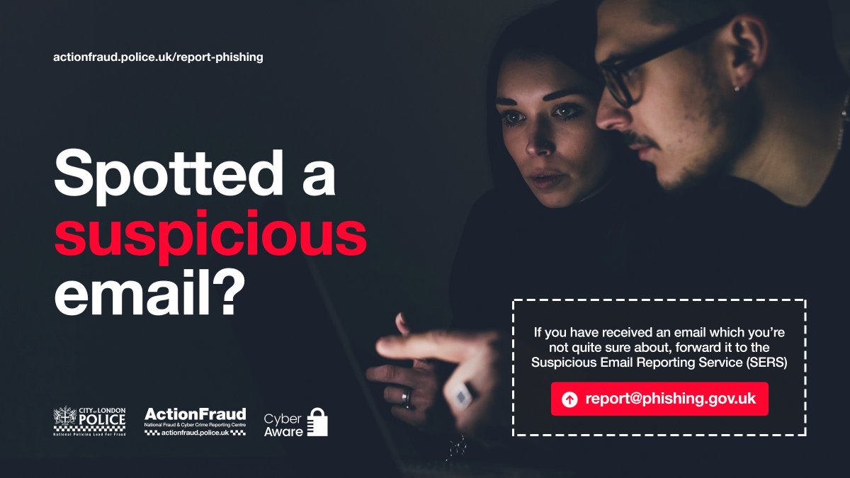 📨Received an email which you’re not quite sure about? 🤔Is it asking you to log in to your account, or maybe to “confirm” your payment details? ⚠️If you are suspicious, you should report it by forwarding the email to: report@phishing.gov.uk #CyberProtect