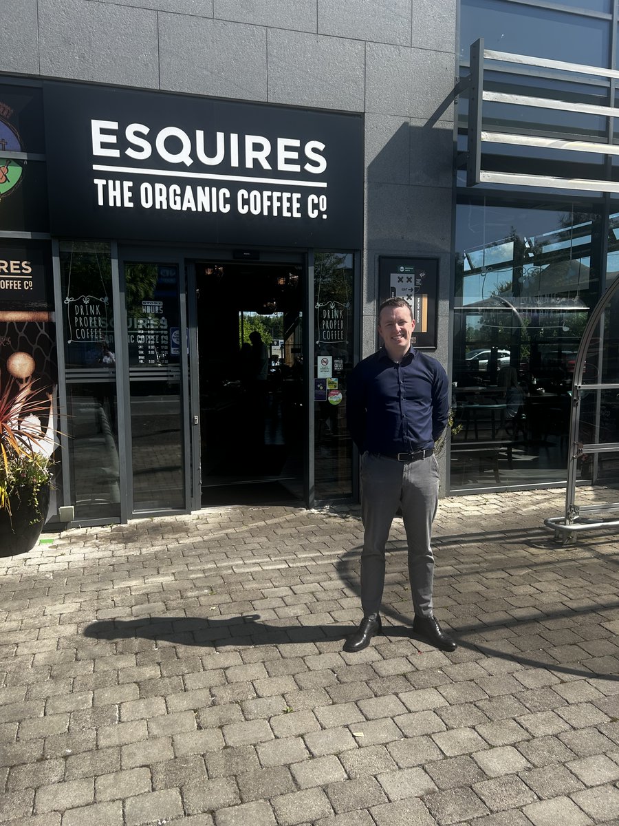 Great to see a #NewBusiness opening up in #Galway, and in an area that badly needed it! 🥳🙌👏 Best of luck to all the team at Esquires Coffee in #Wellpark, serving 100% organic Fairtrade coffee, and a wholesome food menu offering lunch, brunch, breakfast, snacks and treats!