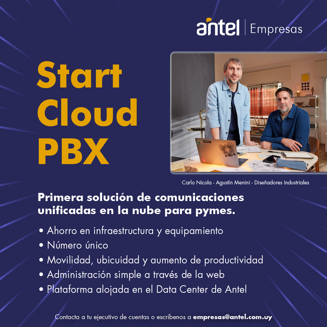 La centralita virtual inteligente para que tu empresa pueda estar siempre conectada con clientes y colegas internos. 🚀🙌 Conocé más en 🔗👉  bit.ly/AntelStartClou…. #SocioDeTuNegocio