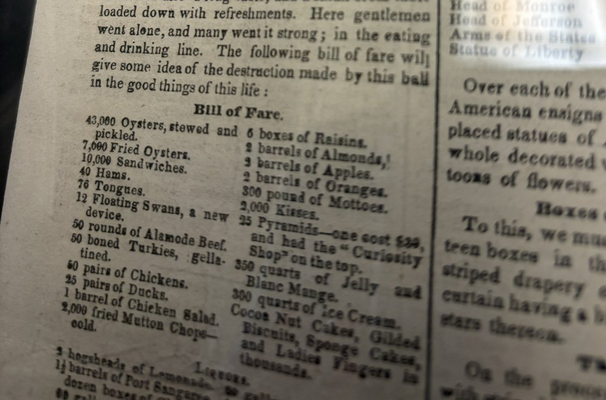 ‘Here the gentlemen went alone, and many went it strong, in the eating and drinking line’. Discovering the legendary New York ‘Boz Ball’, held to celebrate the visit of Charles Dickens in 1842. Thanks @V_and_A art library! 43,000 oysters! #dickens #amwriting #research