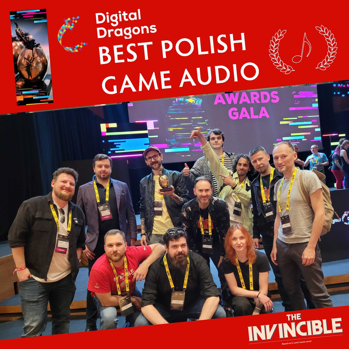 We won the Best Polish Game Audio @Digital_Dragons Award. Big congratulations to Brunon Lubas and Łukasz Kindel for such amazing work! And big thanks to all those who supported us along the way in making meaningful entertainment! Let's reach the stars once more, shall we?