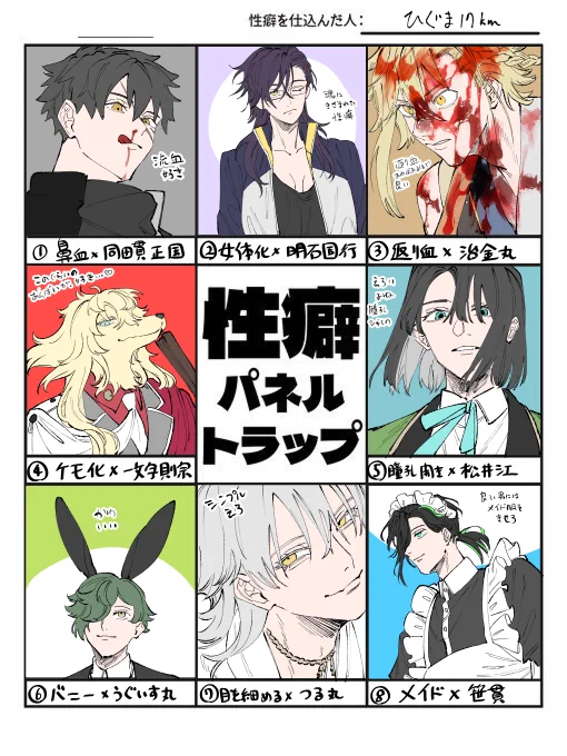 性癖パネルトラップ 