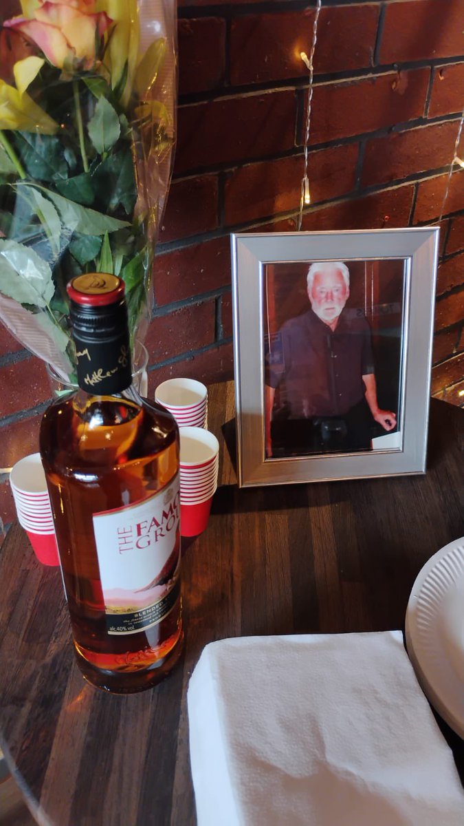 A touching service and send off for Bingers yesterday, inc a fantastic eulogy by Squirrel’s treasurer, Steve Reaney. We will continue to pay our respects when we tour wc the 29th July. RIP Dave 💔 🥃