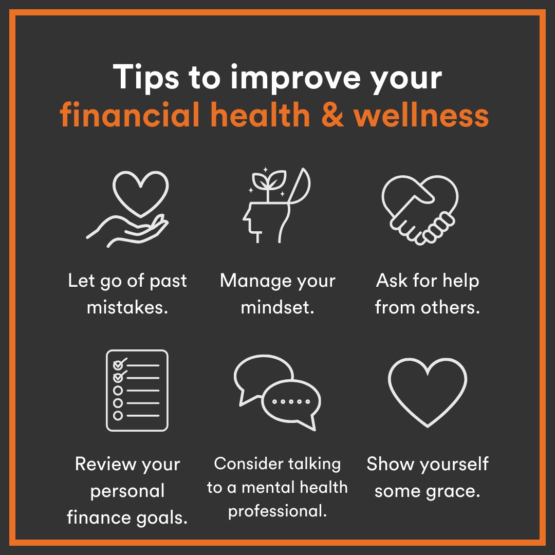Here's your reminder to mind your mind, and mind your money. Safeguarding your mental health and financial wellness is the ultimate currency. 🧡