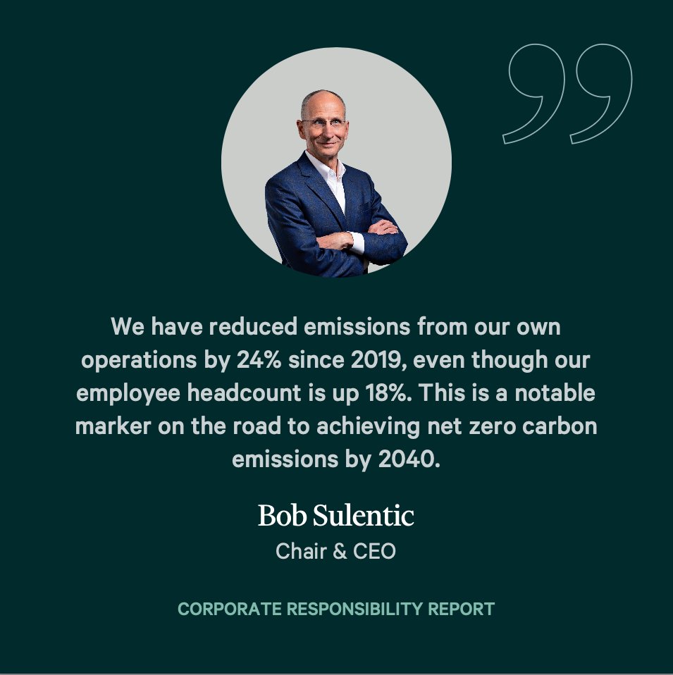 Our 17th annual Corporate Responsibility Report illustrates how we are making progress toward a #lowcarbon future, supporting our people and communities so they thrive and building trust while delivering outstanding results for our clients. cbre.co/3V7j02n