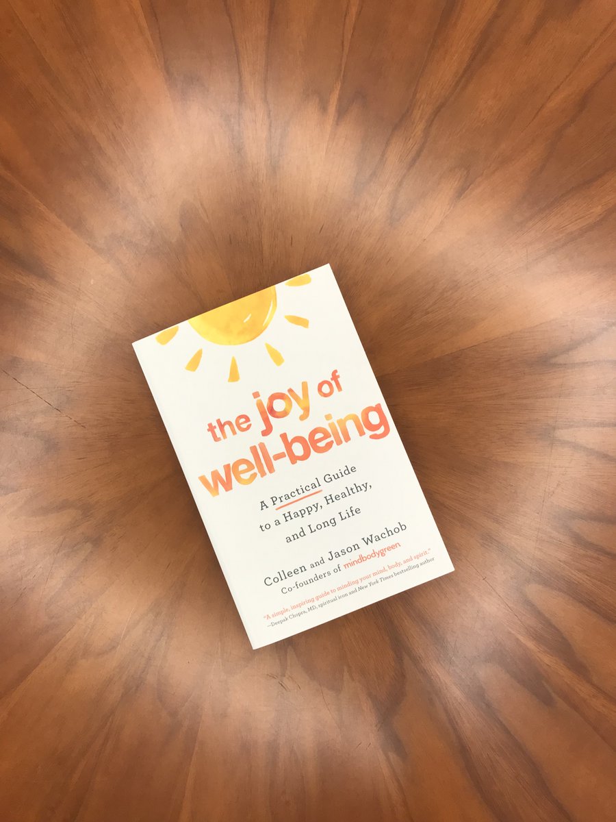 gcpbalance (@gcpbalance) on Twitter photo This empowering and accessible collection of health and wellness advice from the co-founders of mindbodygreen reveals what a healthy lifestyle looks like—and how it’s not what we think.
THE JOY OF WELL-BEING by <a href="/ColleenWachob/">Colleen Wachob</a> & <a href="/JasonWachob/">Jason Wachob</a> is in paperback now! This empowering and accessible collection of health and wellness advice from the co-founders of mindbodygreen reveals what a healthy lifestyle looks like—and how it’s not what we think.
THE JOY OF WELL-BEING by <a href="/ColleenWachob/">Colleen Wachob</a> & <a href="/JasonWachob/">Jason Wachob</a> is in paperback now!