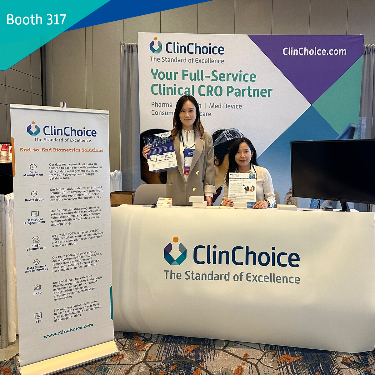 ClinChoice's tweet image. It's a pleasure to be exhibiting at #PharmaSUG2024. If you have not had the chance, be sure to stop by booth 317 to speak with our team! Learn about our end-to-end biometrics solutions custom-tailored to your needs.
#StatisticalProgramming #DataScience #DataScience #ClinChoice