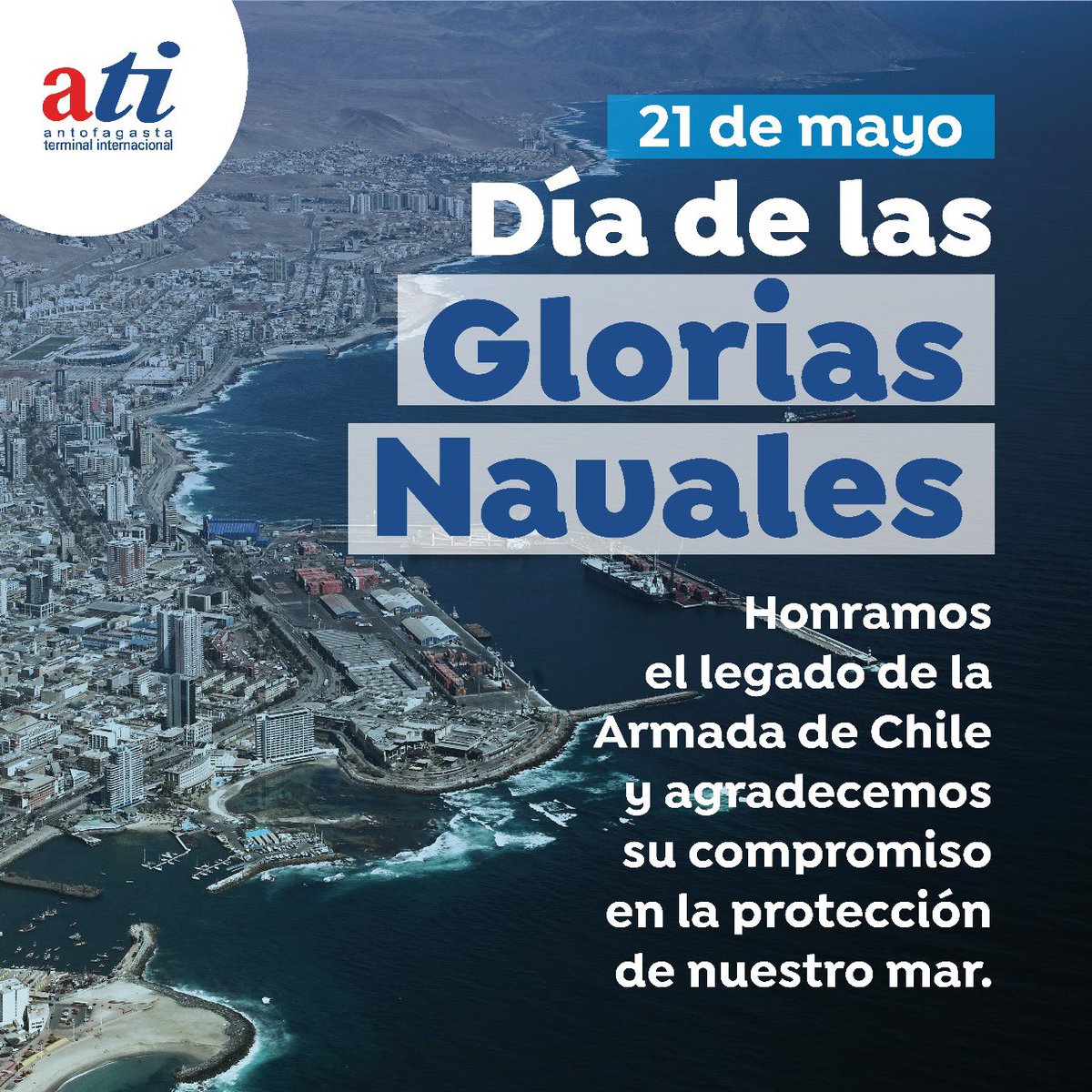 En el Día de las Glorias Navales, agradecemos a la <a href="/Armada_Chile/">Armada de Chile</a> por su labor fundamental para la seguridad y protección de nuestro país! 🚢🇨🇱