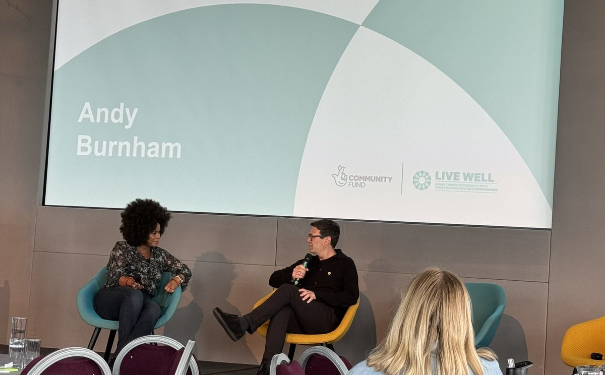 “We’ve lived through an extractive
 period - housing, buses and much else have been taken out of community control with devastating impact on inequalities”

<a href="/AndyBurnhamGM/">Andy Burnham</a> makes a powerful case for communities to take back control of money and decisions to #GMLiveWell