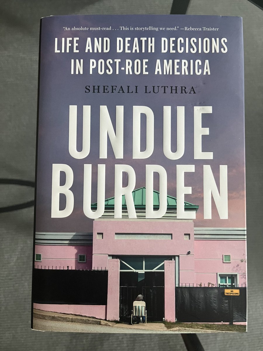 It’s here! I am thrilled readers will finally meet the people I have spent so much time with, who have taught me what it means to seek an abortion in post-Roe America. I’ll be at Harvard Bookstore tonight to start a book tour. Come if you can! harvard.com/event/shefali_…