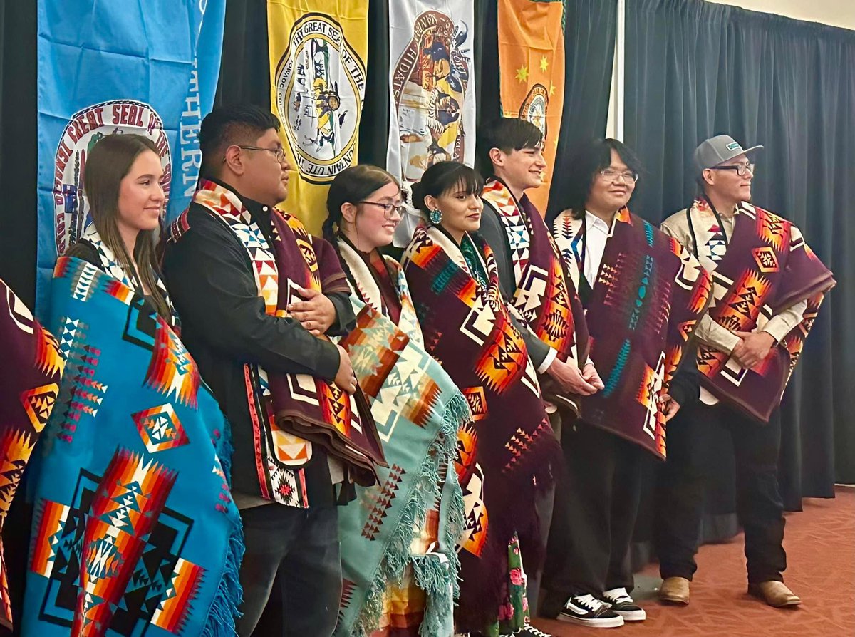 Congratulations to graduates from several tribal nations at Saturday’s Native American Graduation, held at Fort Lewis College. Our district’s seniors gathered to be blessed and honored, including a traditional gift of a Pendleton blanket. 
#DEIBinAction