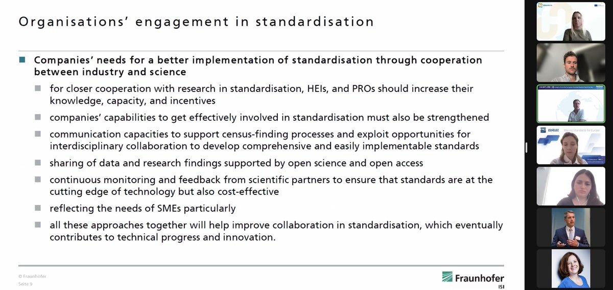 StandICT (@stand_ict) on Twitter photo <a href="/KnutBlind/">Knut Blind</a> <a href="/FraunhoferISI/">Fraunhofer ISI</a> "For closer cooperation with research in standardisation, HEIs, and PROs should increase their knowledge, capacity, and incentives" <a href="/KnutBlind/">Knut Blind</a> <a href="/FraunhoferISI/">Fraunhofer ISI</a> "For closer cooperation with research in standardisation, HEIs, and PROs should increase their knowledge, capacity, and incentives"