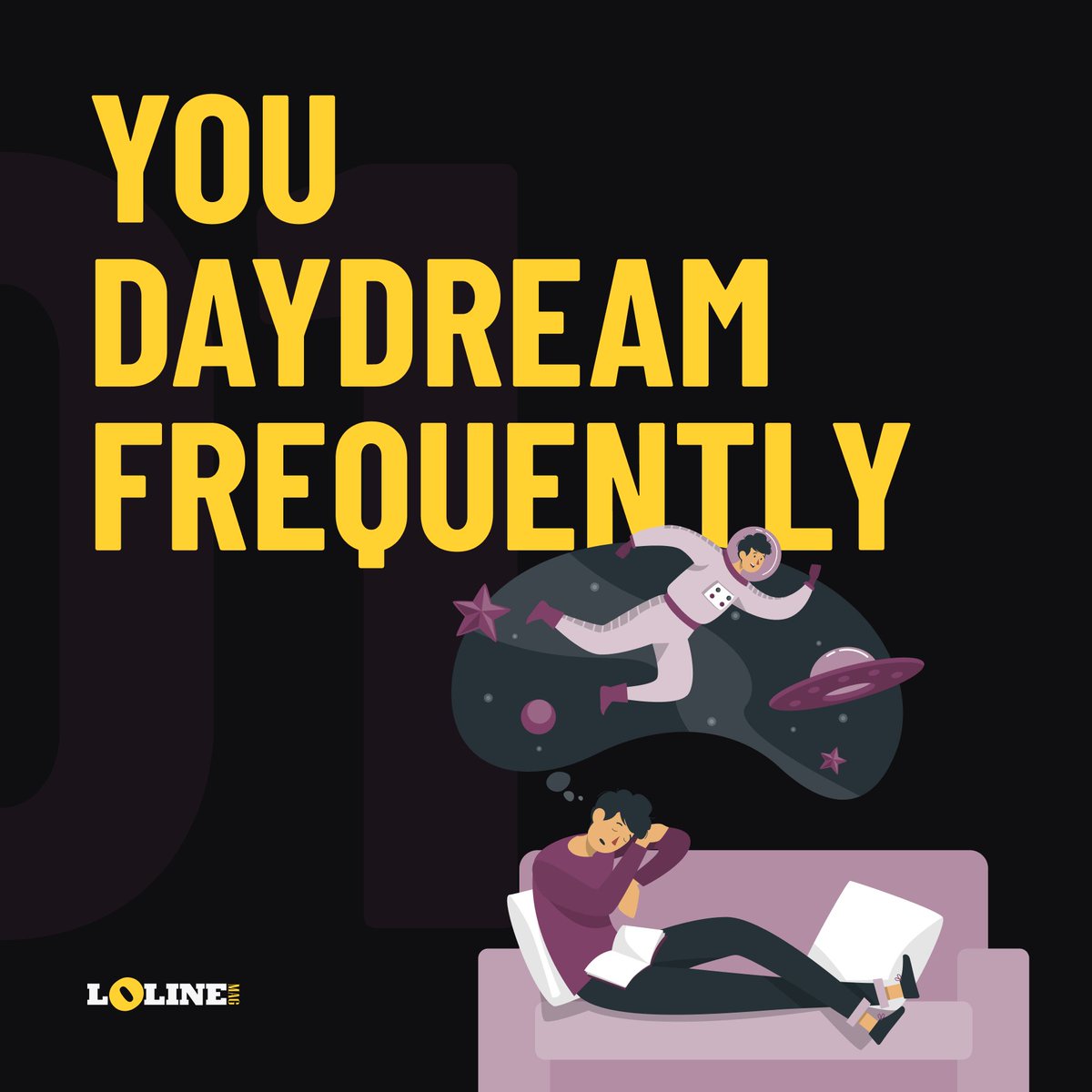 LolineMag's tweet photo. Do you relate to any of these?  Then you are a highly creative person. What are you waiting for? Show the world what you can do. #LolineMag #creativity #CreativeTraits #CreativeMind https://t.co/7mfKLRKRex