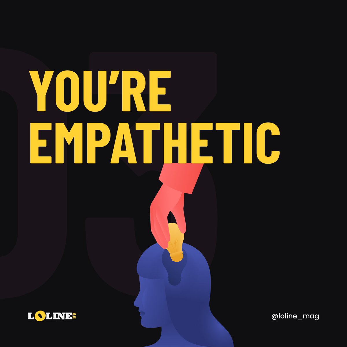 LolineMag's tweet photo. Do you relate to any of these?  Then you are a highly creative person. What are you waiting for? Show the world what you can do. #LolineMag #creativity #CreativeTraits #CreativeMind https://t.co/7mfKLRKRex