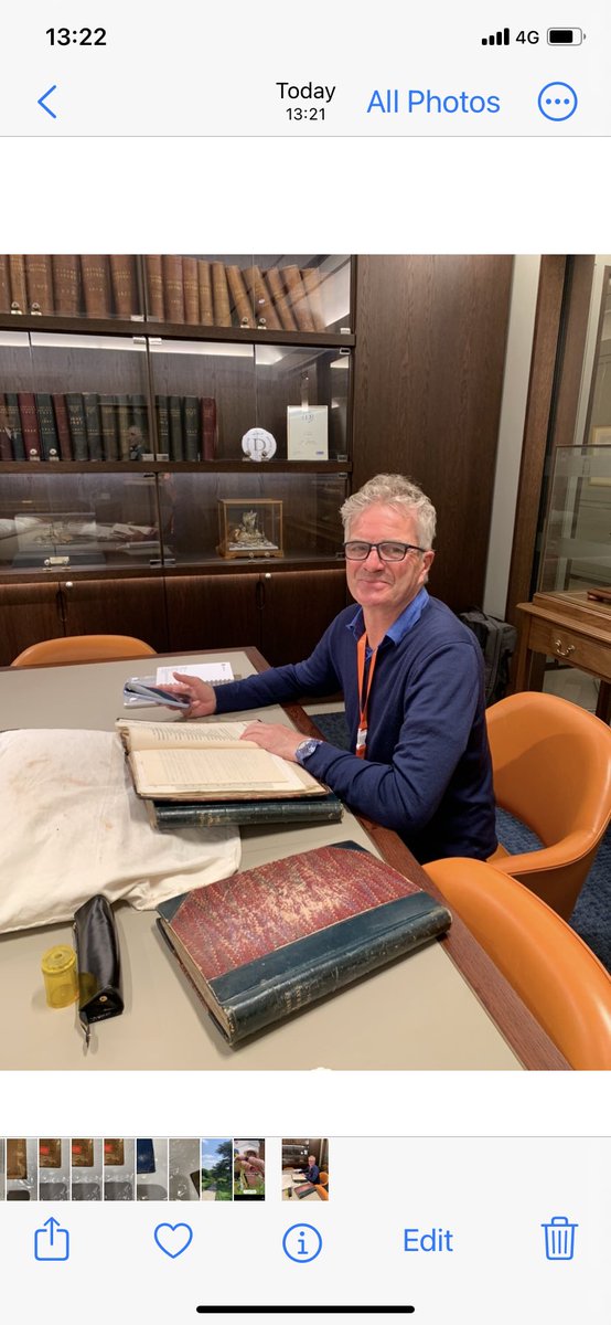 Great to have Simon Lough visit the ⁦<a href="/BaringArchive/">The Baring Archive</a>⁩ today!Simon was looking at reports written by his great grandfather Sir William Bisset who was asked by Barings to research Japanese Railways in the early 1900s.
