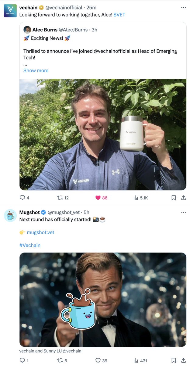 thanks <a href="/X/">X</a> algorithm for making me giggle 😅 #vefam #mugshot <a href="/vechainofficial/">VeChain</a>