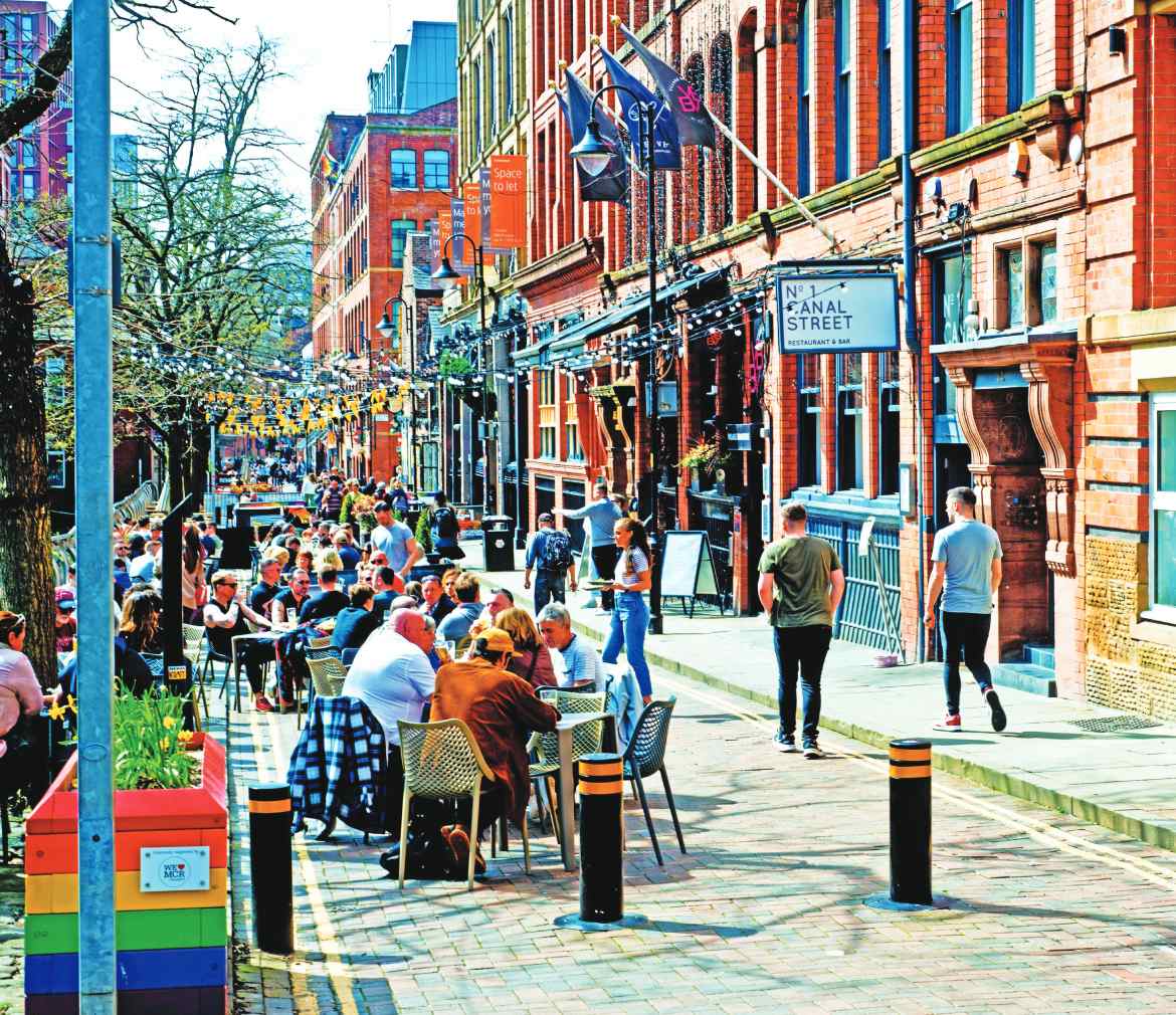 Manchester’s Gay Village & Canal Street strip of gay bars had vaulted onto the international #LGBTQ+ radar after the 1999 debut of the original British version of the Queer as Folk TV series. Experience LGBTQ+ Manchester: bit.ly/3TZvuam