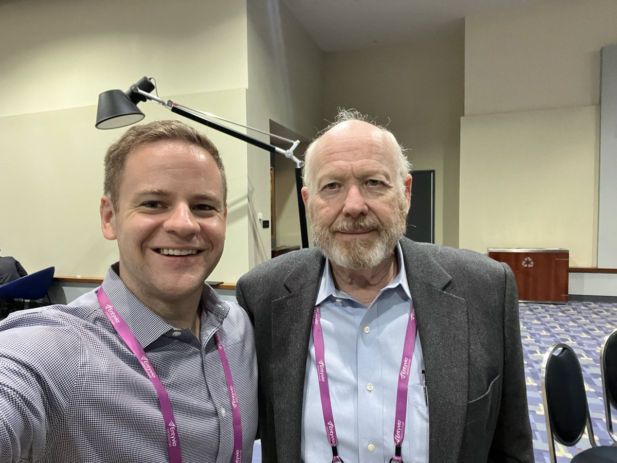 A personal highlight of #DDW was getting to have coffee with Dr (COL (Ret)) Chuck McQueen, #USArmy Gastroenterologist, former WRAIR commander, and my cousin (once removed)! We got to talk about the rich traditions of military GI and its impacts in the past, present, and future