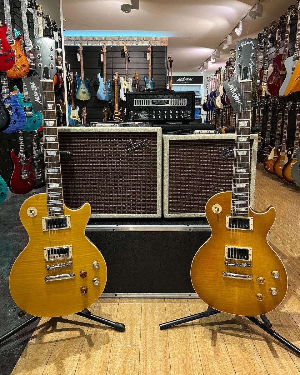 ⚔️ Greeny vs Greeny! ⚔️

We've got both the Gibson and the Epiphone Kirk Hammett 'Greeny' Les Paul Standards available! 🤘

Who is your favourite guitarist to play on the iconic 'Greeny'? Comment below! 🙌

🛒 Gibson: bit.ly/3QLgMD6
🛒 Epiphone: bit.ly/44Iyn4A