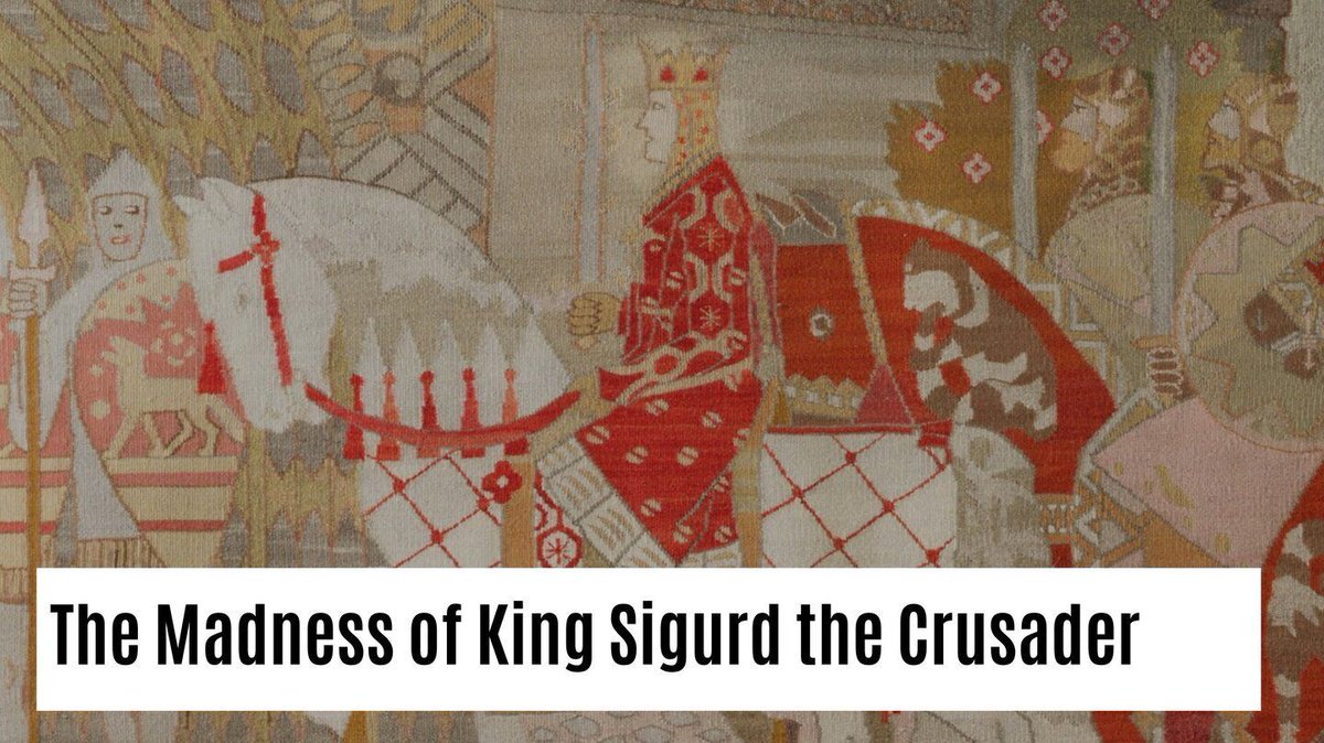 'The Madness of King Sigurd the Crusader' - An interesting read from @Medievalists buff.ly/4ajtznw