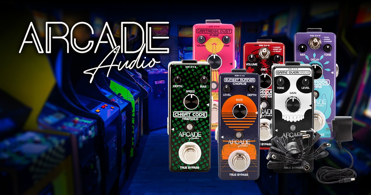 AmericanMusical's tweet image. Arcade Audio has some amazing miniature sized pedals that fit perfectly on any board. And now for a limited time, get a FREE Power Supply and Daisy Chain Cable with the purchase of any Arcade Audio pedal! #ArcadeAudio #GuitarPedals #Pedalboard

Shop here: brnw.ch/21wJZcs