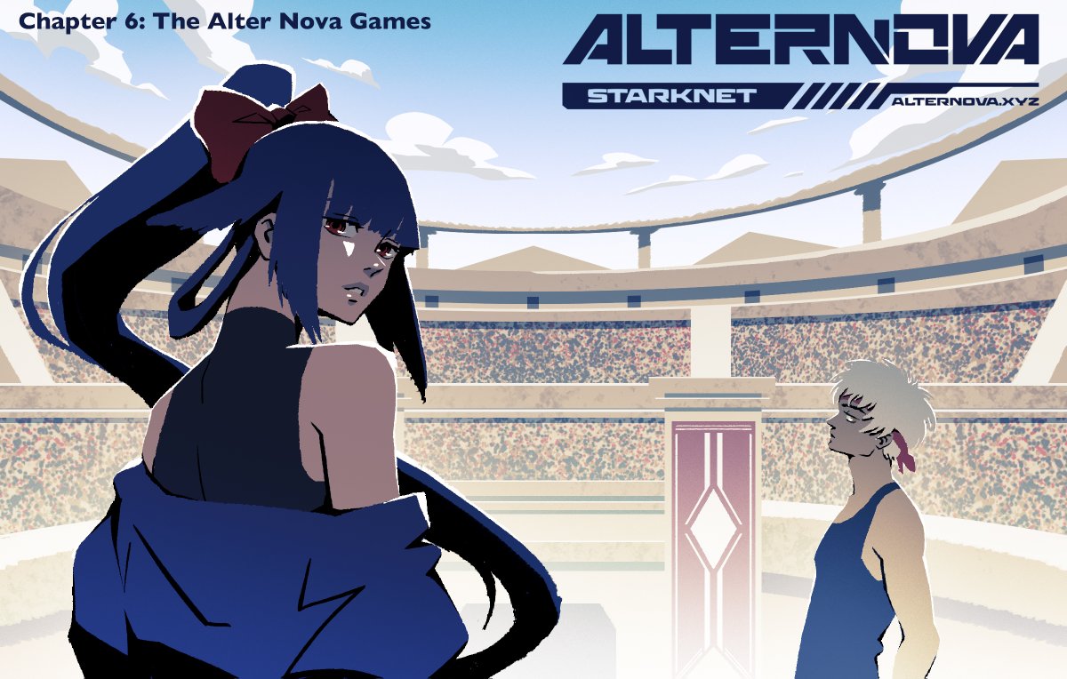 Velox, Altum, Vires.

Once every 4 years, selected Citizens become Alter Natives for the Alter Nova games in Lutetia Parisiorum, a reminder that there can be competition with peace. Have what it takes? ☄️

Read the full Chapter:
discord.com/channels/11383…

#RoadToAlterNova #Starknet