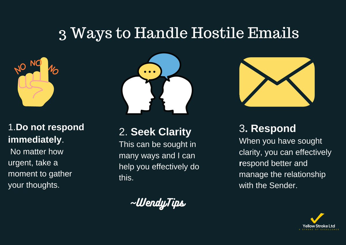 wendy_kawi's tweet image. emails can make your day bad....here&apos;s what to do when that happens
#CommunicationEssentials