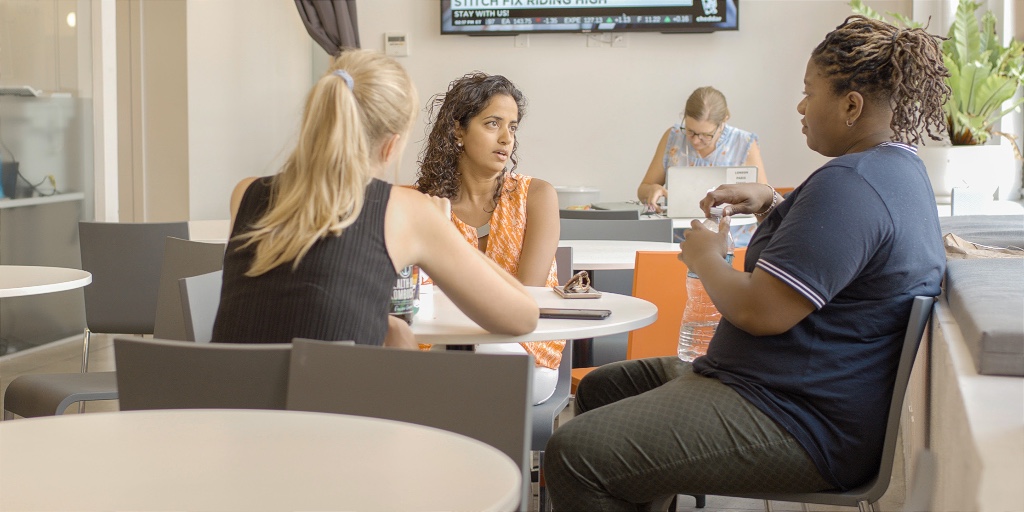 With cafes on each floor, an open coworking area, phone booths, a conference center for 80+ guests, weekly Bagel Mondays and Happy Hours, and more, Nomadworks has numerous special services and perks to offer members!
