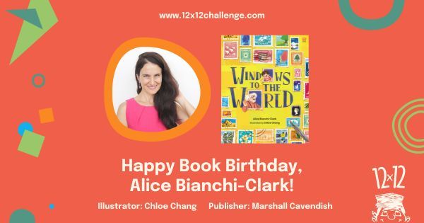Congratulations to #12x12PB member @abcwrites (Alice Bianchi-Clark)! Her #picturebook, WINDOWS TO THE WORLD, illustrated by Chloe Chang and published by Marshall Cavendish, released today! View her book and MANY more: buff.ly/43OXTTS #newbook