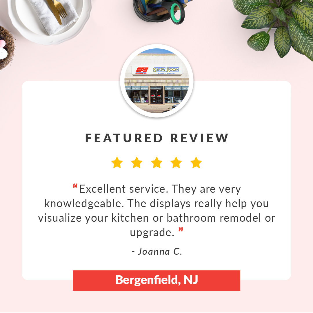 [⭐⭐⭐⭐⭐] 
We look forward to making your next project an incredible experience at our Bergenfield location!

#customerfeedback #testimonialtuesdays #njinteriordesigner #kitchenreno #bathroomreno #inspireddesign #maketimefordesign #designdaily #prettylittleinteriors