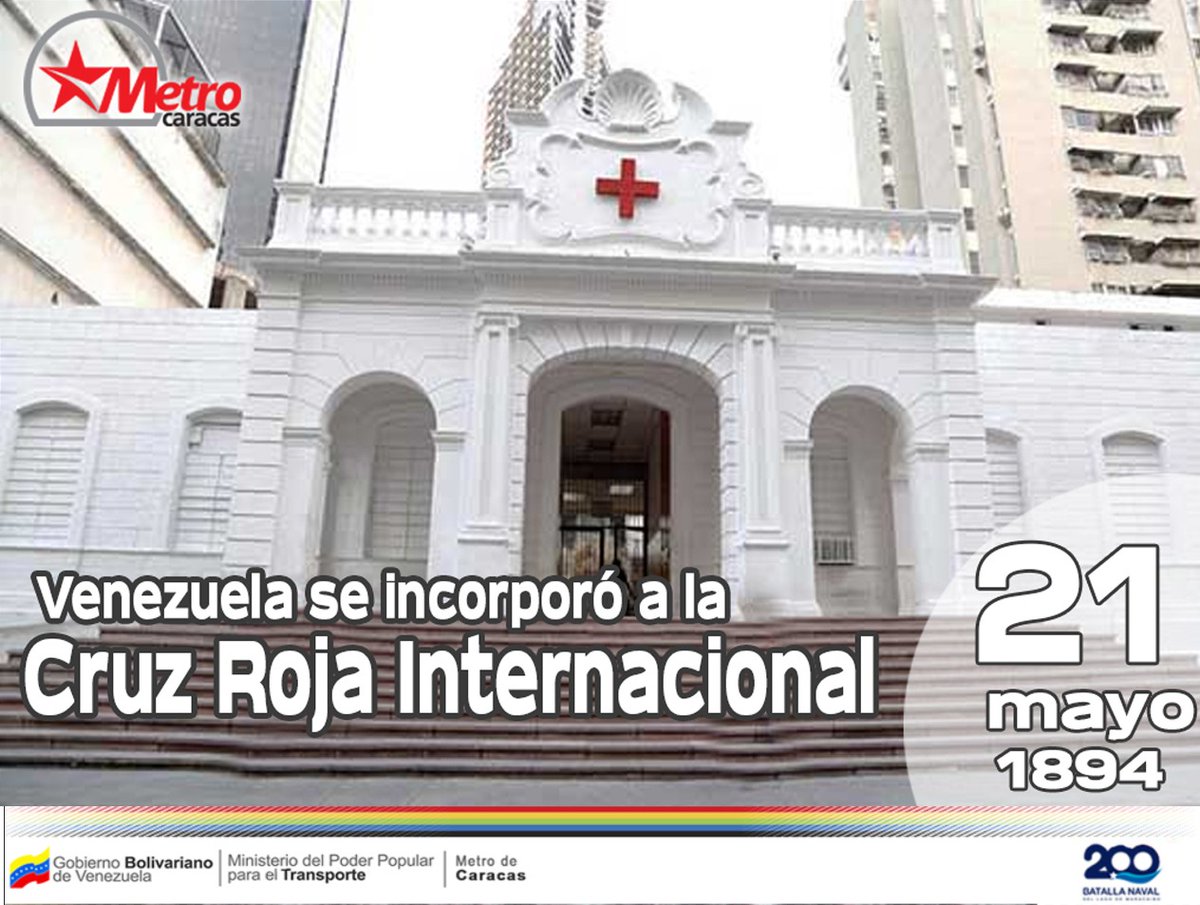 #TalDíaComoHoy en 1894, Venezuela se incorporó a la Cruz Roja Internacional con el fin de proteger la vida, la salud y hacer respetar a la vida humana.