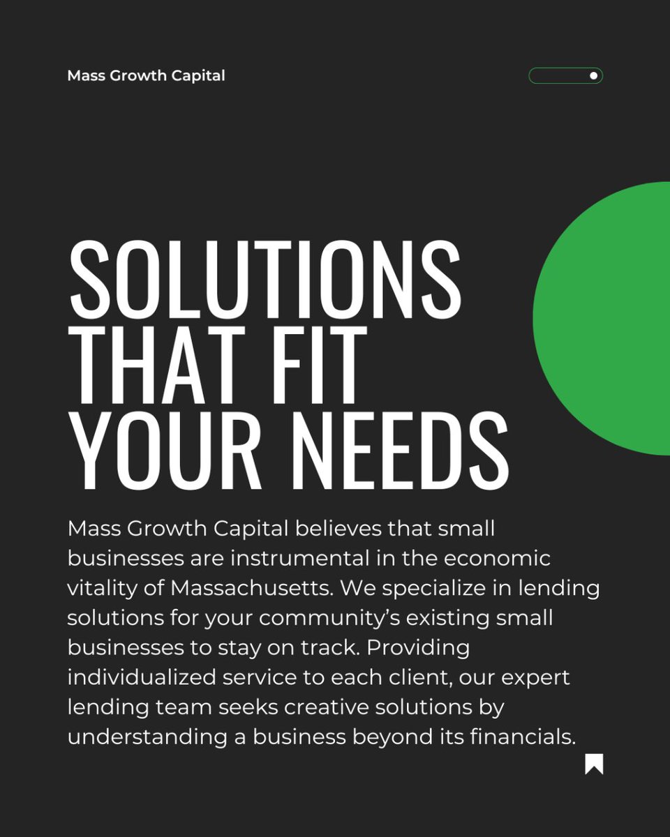 MassGrowthCaptl's tweet photo. Since 2010, Mass Growth Capital has partnered with banks and small business owners to offer creative financial solutions, empowering small businesses across Massachusetts. Visit https://t.co/FjOHBbvDrn to learn more about our mission and success stories. https://t.co/hRqWpWzORj