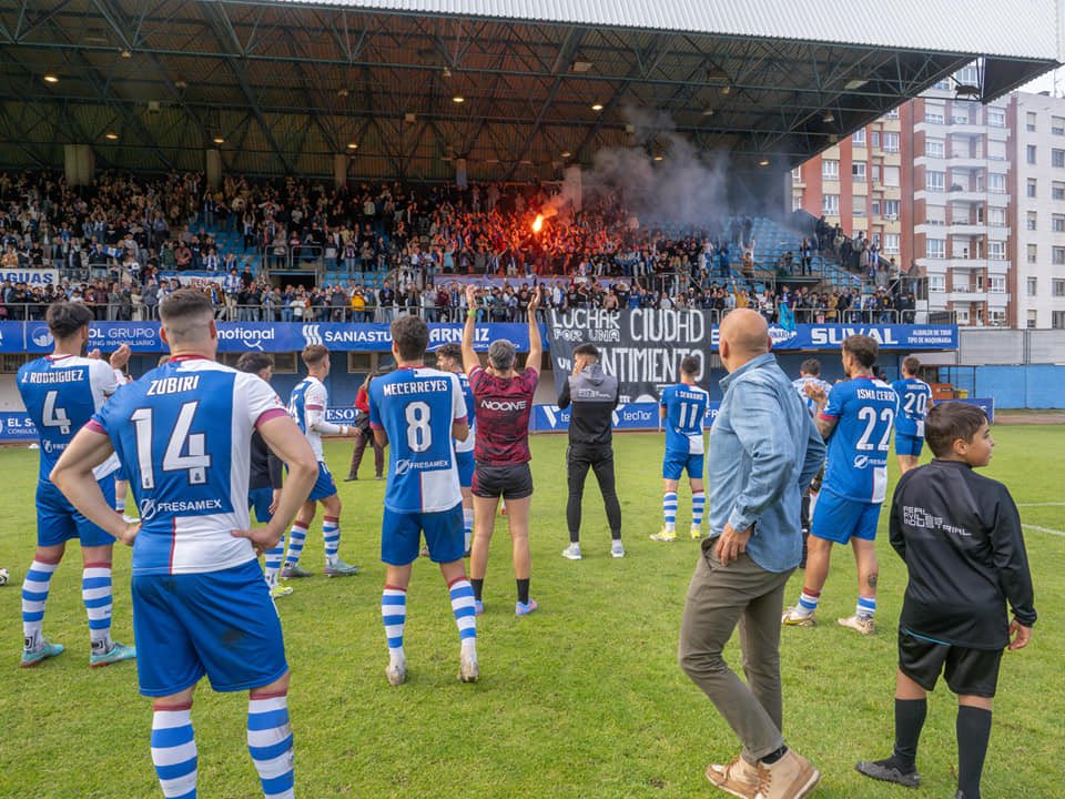 Despues de una temporada muy complicada, esta eliminatoria nos da un chute de moral para la próxima temporada. 

Gracias por el apoyo recibido afición. A por la 24/25