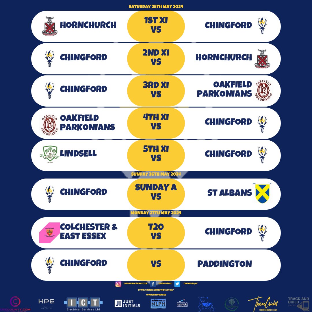 Chingford Cricket Club (@chingford_cc) on Twitter photo 