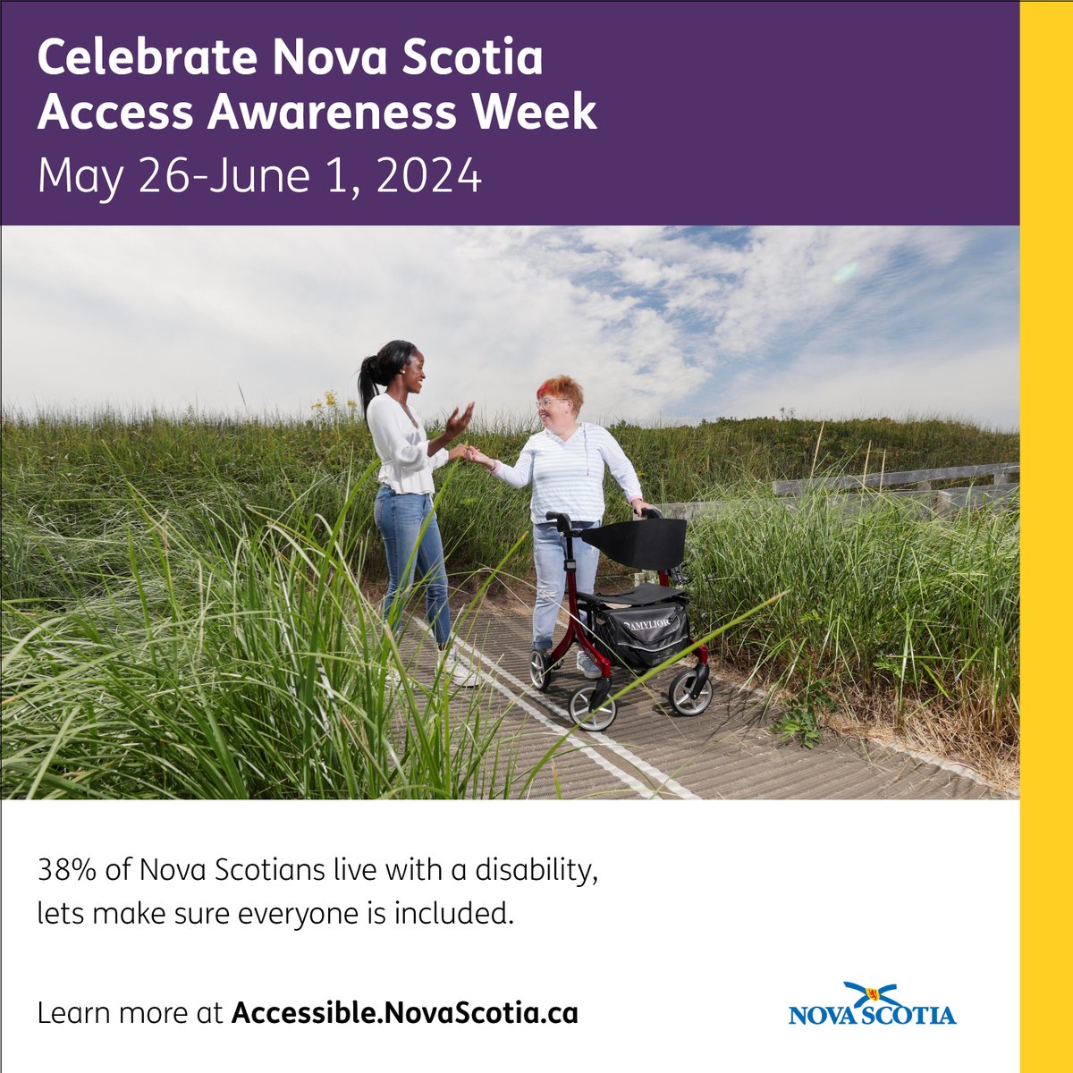 Next week is Access Awareness Week in Nova Scotia. ​ Learn more about events around the province and register to join in on the conversation.​ nsleo.com/aawns-events/