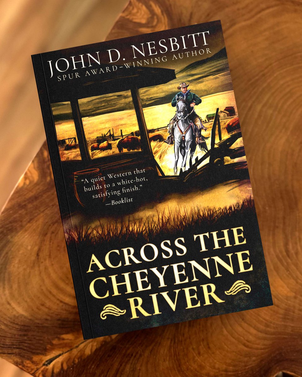 Happy #PublishingDay to ACROSS THE CHEYENNE RIVER by John D. Nesbitt!

Wyoming, Russell Archer's dreams are shattered by his mentor's mysterious death. He teams up with Kate, searching for her father, to uncover buried secrets and face dark forces

Get your copy today!