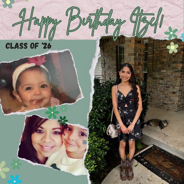 🎈“Happy Birthday to Class of ‘26 cheerleader, Itzel! Wishing you an amazing day filled with birthday blessings!”🥳
