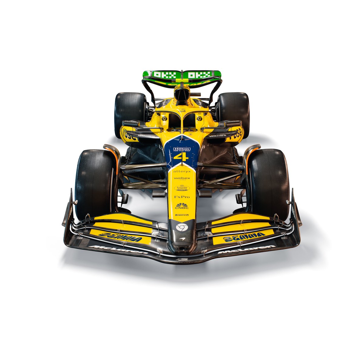 F1's tweet photo. Introducing the McLaren SENNA! 👀

@McLarenF1’s special livery for the 2024 Monaco Grand Prix 🇲🇨

#F1 #MonacoGP #Senna30 https://t.co/ehJiatziRC