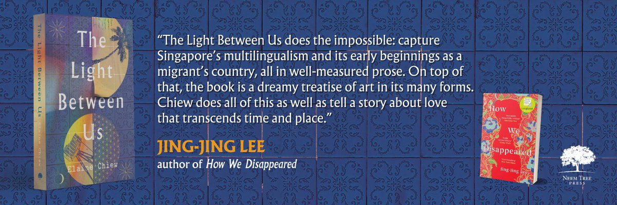Pleased to share yet another review of #TLBU #thelightbetweenus. Women's Prize long listed Jing-Jing Lee says: