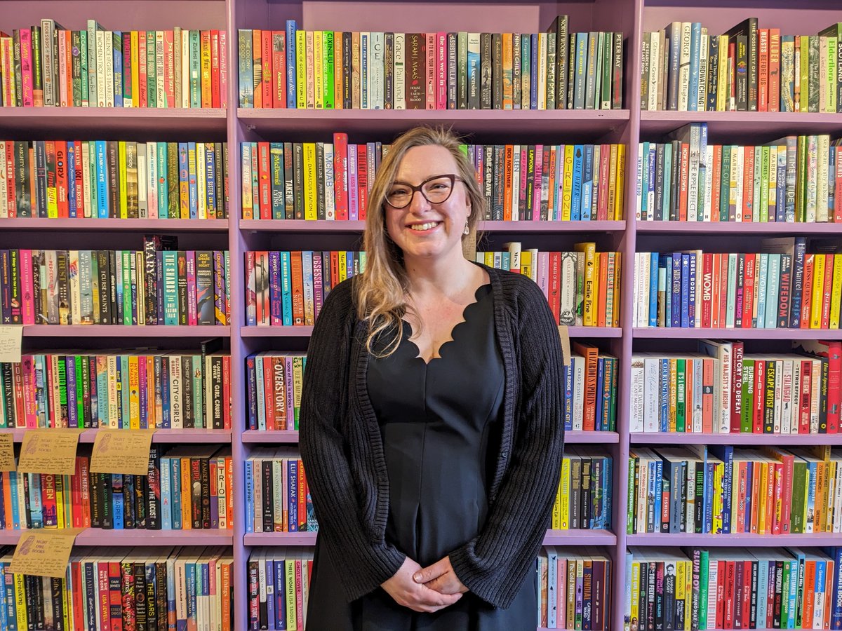 'My favourite part of the bookshop has to be our children's section, which is tucked away in a corridor in our eighteenth-century building, lit by a Narnia-like lamppost, and a glowing book light.'

Read Rebecca @nightowl_books' bookselling story in our bio.

#BooksellerStories