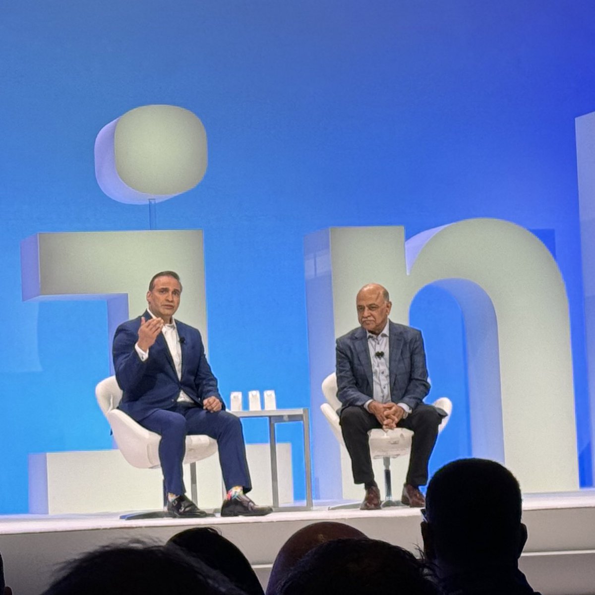 .<a href="/Citibank/">Citibank</a> on main keynote stage at #Think2024. Citi has 3 main pillars for implementing their #AI strategy. 
 
1. Acting responsibly 
2. Take friction out of processes 
3. At scale

#HybridCloud #GenAI #CaseStudies