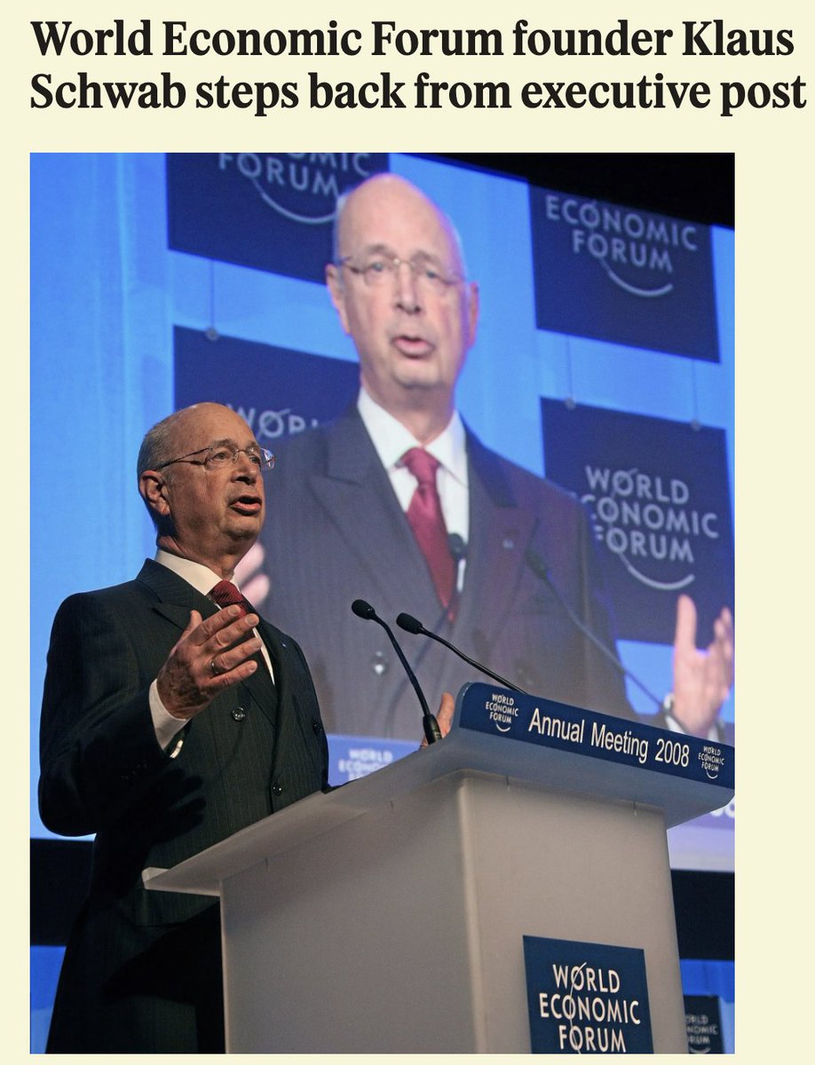 🚨BREAKING: The globalist Agenda!

Klaus Schwab has RESIGNED from the WEF!

The Overton widow is shifting and the world is rejecting the communistic globalist agenda being put forwards by yours truly, Dr evil.

❌We will NOT eat zee bugz
❌We will NOT live in zee podz
❌We will