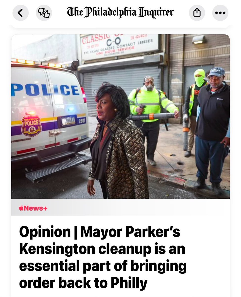 I strongly support @PhillyMayor’s courage and vision to take on this very difficult task. That’s leadership and an honest acknowledgement this situation must be confronted.