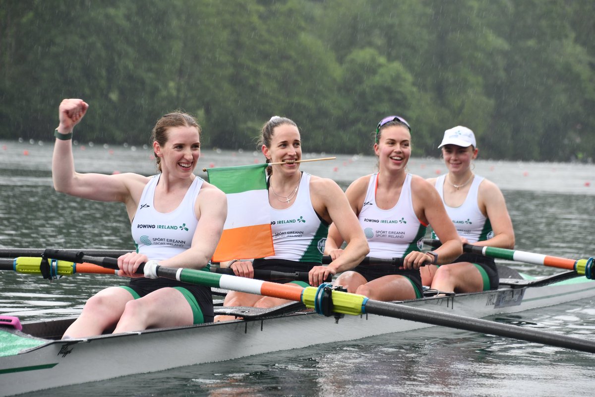 These girls gave it everything this morning 😮‍💨 securing qualification for Paris 2024 in the final Olympic qualification event🥇 #TeamIreland | #RoadToParis