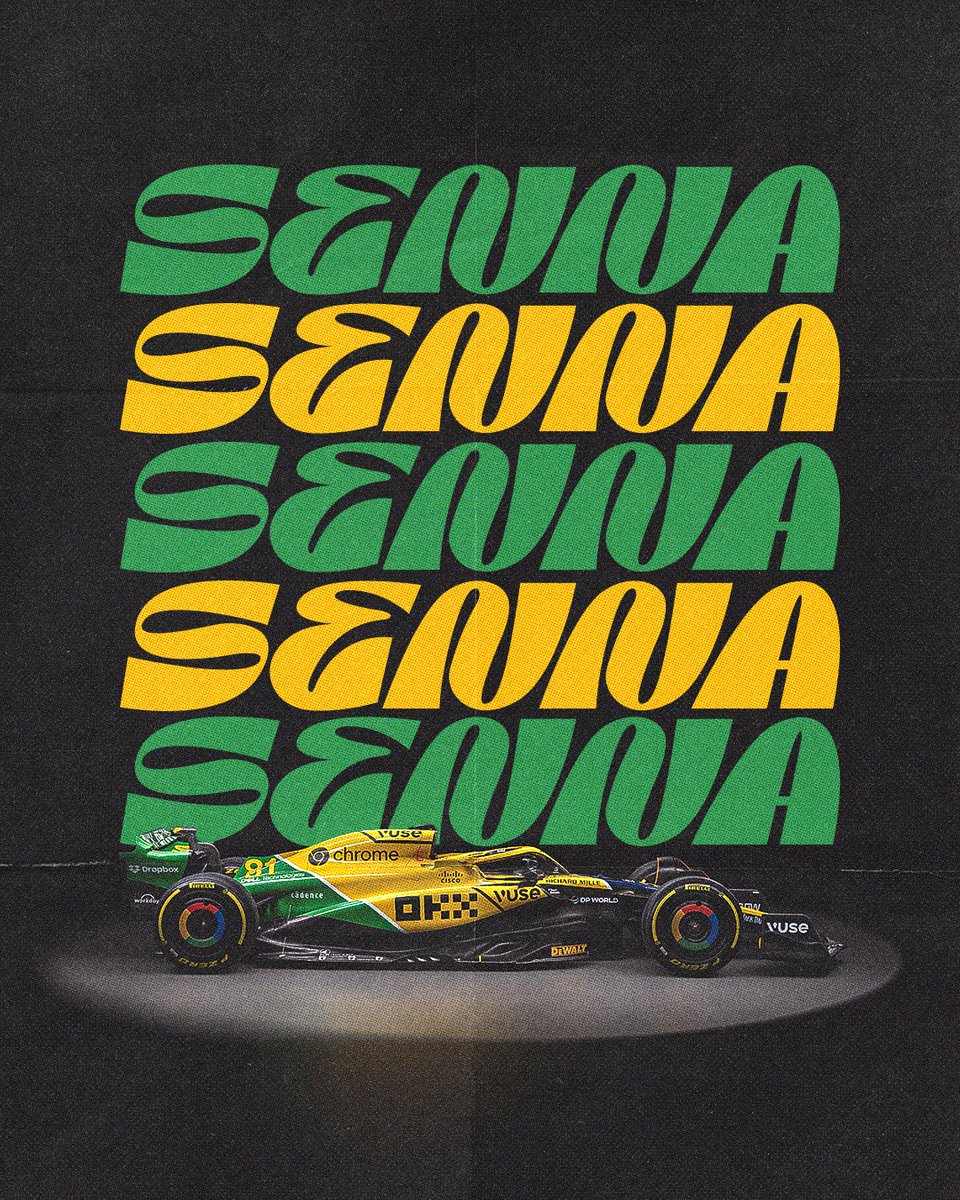 McLarenF1's tweet photo. For Senna and all that he stood for. ❤️ 

Por Senna e por tudo que ele representava. ❤️ 

#Senna30 #SennaSempre #OKX https://t.co/8EMECCXkc6