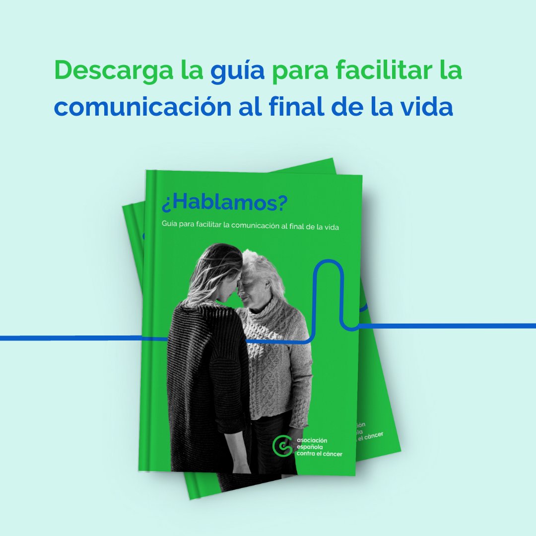 Hablar de una enfermedad grave en la que aparecen sentimientos de indefensión y vulnerabilidad es muy difícil, y aún más complicado si la enfermedad se encuentra en fase avanzada.​ Por eso, queremos presentar herramientas que faciliten esta tarea. contraelcancer.es/es/ebooks/guia…