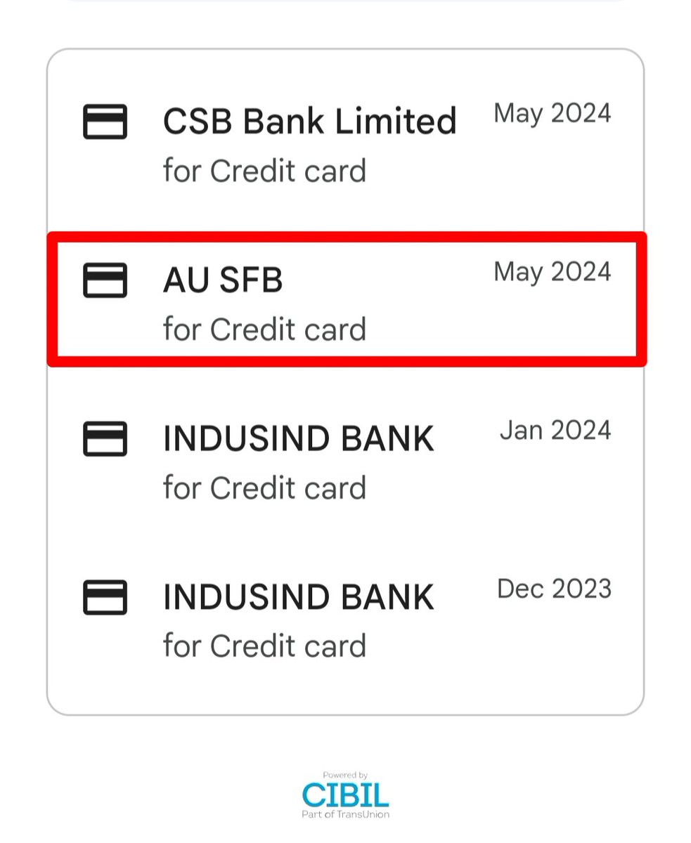 AU Bank Credit Card 💳👿

Applied an AU Bank CC from a non-serviceable location❓

💔AU Bank has this VERY BAD habit of pulling your CIBIL score
💔And then rejecting the application stating location issues

<a href="/aubankindia/">AU Small Finance Bank</a>
❓Why did you Pull the CIBIL when location was unserviceable