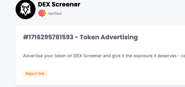 Dex ads paid, another 3M tokens burnt